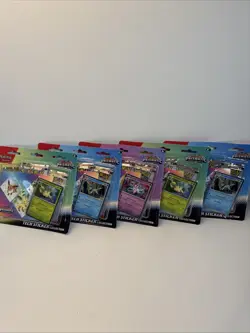 Pokemon TCG Prismatic Evolutions Tech Sticker Collection 3 Pack SEALED Lot Of 5 - Image 1