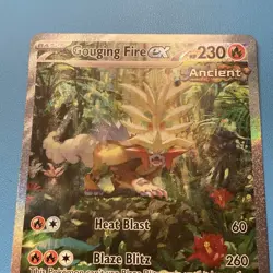 Gouging Fire EX 204/162 | Pokemon Temporal Forces Special Illustration Rare NM+ - Image 3