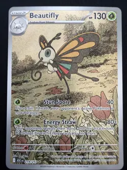 Beautifly 219/217- Ascended Heroes - Pokemon TCG - Illustration Rare - Near Mint - Image 1