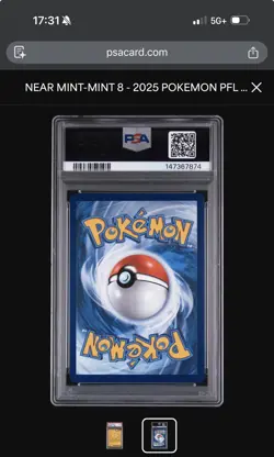 Pokemon Mega Charizard X EX 130/094 Phantasmal Flames Holo Mega Hyper Rare PSA 8 - Image 2