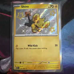 Shinx 135/91 Shiny Holo Paldean Fates Pokemon TCG NM - Image 1