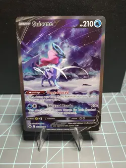 Pokemon TCG Suicune V GG38/GG70 Crown Zenith: Galarian Gallery Holo - Image 1