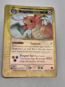 Pokemon TCG - Dragonite #9 - Expedition (2000) - Reverse Holo - Image 3
