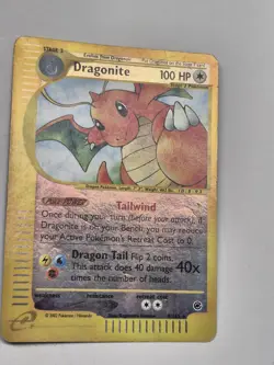 Pokemon TCG - Dragonite #9 - Expedition (2000) - Reverse Holo - Image 4