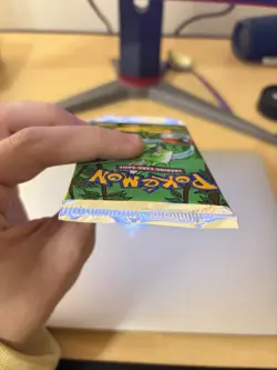 POKEMON JUNGLE BOOSTER PACK SCYTHER ART WOTC 1999 WEIGHED 20.4g - Image 5