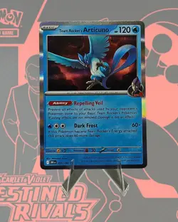 Team Rocket's Articuno 051/182 Sv10: Destined Rivals Holo Pokemon TCG - Image 1