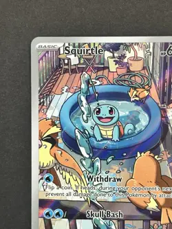 Squirtle Stellar Crown 148/142 Illustration Rare Pokemon - Image 2