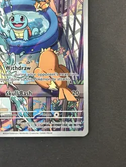 Squirtle Stellar Crown 148/142 Illustration Rare Pokemon - Image 4