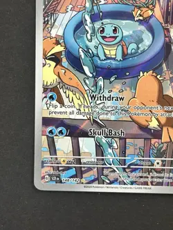 Squirtle Stellar Crown 148/142 Illustration Rare Pokemon - Image 5