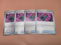 4x Team Rocket's Transceiver 178/182 Pokemon TCG Playset SV10: Destined Rivals - Image 1