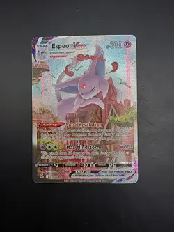 Espeon VMAX 270/264 Alternate Art Fusion Strike Pokemon NM - Image 5