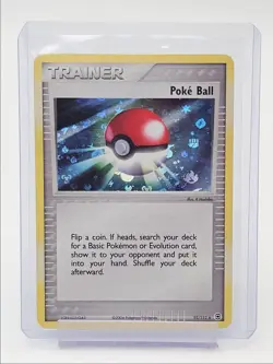 POKE BALL 2004 POKEMON EX FIRERED & LEAFGREEN REVERSE HOLO 95/112 Q1048 - Image 1