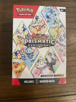 Pokemon TCG Prismatic Evolutions Booster Bundle 6 Packs New/Seal - Image 1