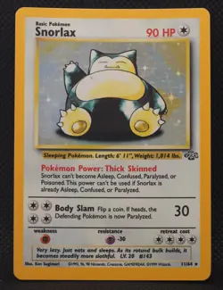 Snorlax 11/64 Jungle Holo Pokemon TCG - Image 1