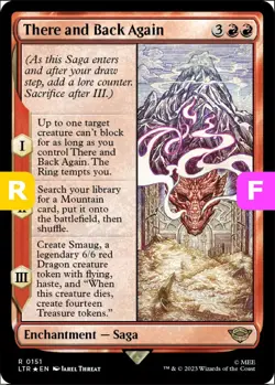 MTG There and Back Again Lord of the Rings Rare Enchantment Saga NM - Foil - Image 1