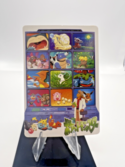 Pokemon Vintage Pocket Monsters Vending HOLO Prism Sticker 1999 Nintendo Japan - Image 2