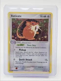 RATICATE 2004 POKEMON EX FIRERED & LEAFGREEN REVERSE HOLO 48/112 Q1048 - Image 1