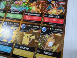 Uncut Sheet - Gold Holo - Pokedex Black Kanto 2024 - Pokemon - Image 2