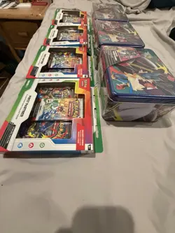 Pokemon TCG 1st Partner Display Collection Box X4 And 3 Collector Chest - Image 2