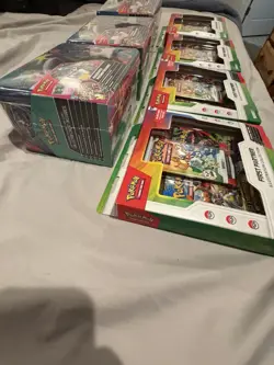 Pokemon TCG 1st Partner Display Collection Box X4 And 3 Collector Chest - Image 3