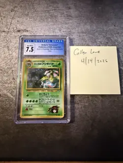 Pokemon TCG Erika's Venusaur Holo Rare CGC 7.5 Japanese! - Image 3