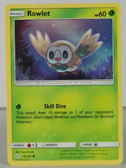 Rowlet - Cosmic Eclipse - 18/236 - singles - Pokemon TCG - C - Image 1