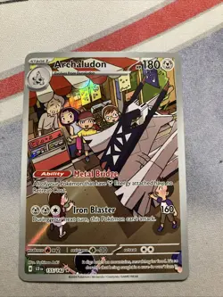 Pokemon TCG Archaludon Sv07: Stellar Crown 155/142 Holo Illustration Rare VLP - Image 1