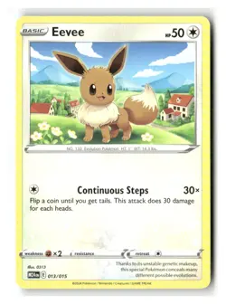 Eevee 013/015 Promo McDonald's Promos 2024 Pokemon Near Mint - Image 1