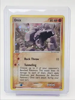 ONIX 2004 POKEMON EX FIRERED & LEAFGREEN REVERSE HOLO 42/112 Q1048 - Image 1