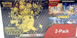 Pokemon Surging Sparks Costco 2-Pack - Elite Trainer Box (ETB) + Booster Bundle - Image 1