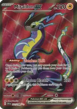 Miraidon ex - 227/198 - Ultra Rare NM, English Pokemon Scarlet & Violet Singles - Image 1