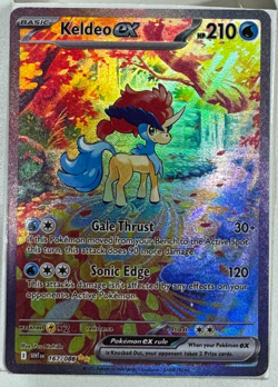 Keldeo ex 167/086 SAR White Flare 2025 Special Illustration Rare Pokemon TCG - Image 1