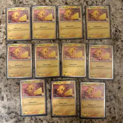 Pokemon TCG Pikachu 051 /162 Stamped 2026 Pokemon Day 30 Promo Lot Of 11 Cosmo - Image 1