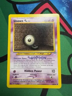 Pokemon Neo Destiny| #59/105 | Unown [Q] | Non Holo | LP - Image 1