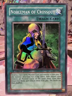 Nobleman Of Crossout PSV-034 Super Rare 1st Edition - Played - YuGiOh! - Image 1