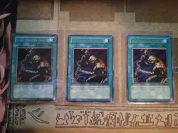 YUGIOH 3X GRAVEDIGGER GHOUL LOB-065 RARE UNLIMITED EDITION VLP-NM 1996 - Image 1