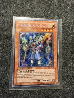 Yu-Gi-Oh! Thunder King Rai-Oh YG02-EN001 Limited Ed Secret Rare - Image 1