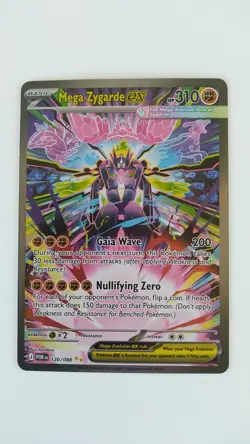 Mega Zygarde EX Perfect Order SIR 120/088 Pokemon Card TCG Near Mint - Image 1