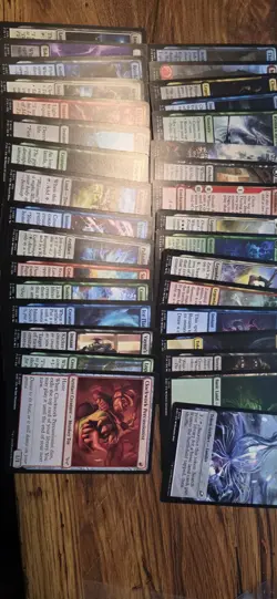 Final Fantasy MTG Magic the Gathering 33 Card Lot Rares/token/Uncommon/common/L - Image 1