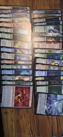 Final Fantasy MTG Magic the Gathering 33 Card Lot Rares/token/Uncommon/common/L - Image 2