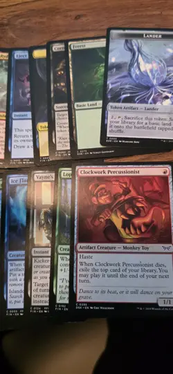 Final Fantasy MTG Magic the Gathering 33 Card Lot Rares/token/Uncommon/common/L - Image 3