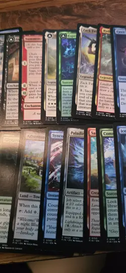 Final Fantasy MTG Magic the Gathering 33 Card Lot Rares/token/Uncommon/common/L - Image 4