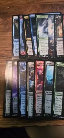 Final Fantasy MTG Magic the Gathering 33 Card Lot Rares/token/Uncommon/common/L - Image 5