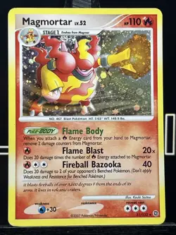 Magmortar 31/132 Cosmos Holo Secret Wonders Theme Deck Pokemon Card - Image 3