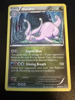 Goodra 60/98 XY - Ancient Origins Holo Rare English Pokemon Card - Image 1