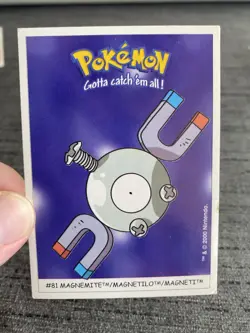 Carte Pokemon Dunkin Boomer #81 Magneti 2000 Nintendo OCCASION - Image 4