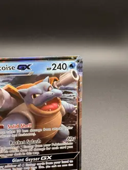 Pokemon Card Unbroken Bonds Blastoise GX 35/214 Rare GX Holo - Image 3