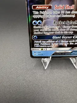 Pokemon Card Unbroken Bonds Blastoise GX 35/214 Rare GX Holo - Image 4