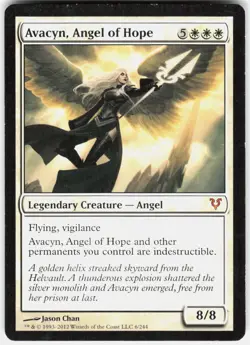 Avacyn, Angel of Hope (Avacyn Restored) S Oversize Cards 6 LP Normal - Image 1