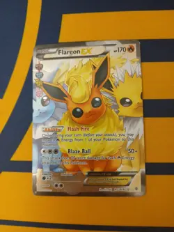 Pokemon TCG Generations 2016 Flareon EX Full Art Ultra Rare Card #RC28/RC32 - Image 1